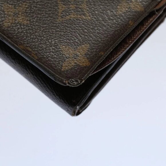 LOUIS VUITTON Monogram Porte Monnaie Billets Tresor Wallet M61730 LV Auth 54095 - Picture 2 of 16